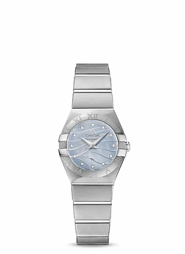 Omega Constellation Quartz 24 Brushed Stainless Steel / Blue MOP 123.10.24.60.57.001 (12310246057001)